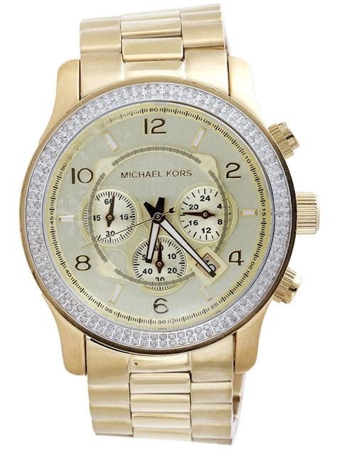 michael kors mens diamond watch|michael kors diamond watch men's.